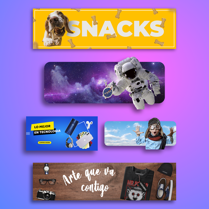 Arte Gráfico para Banners y Cruzacalles