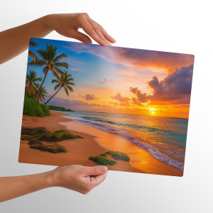 Metal Print Personalizado 12"x18" – Da vida a tus recuerdos en aluminio